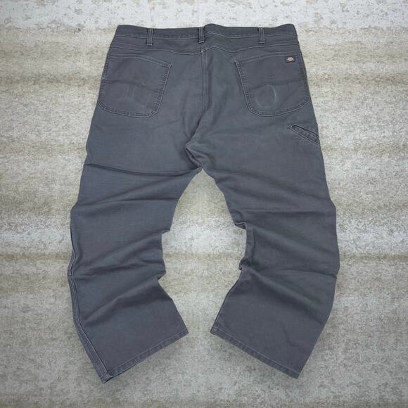 Vintage Y2K Dickies Carpenter Pants 42x30 Regular Straight Iron Grey Canvas